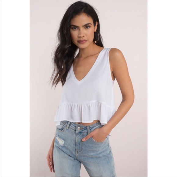 Tobi Tops - 🆕Ruffle Hem Tank Top